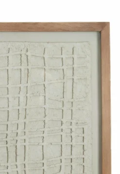 Light en Living Wandornament 74x2x90 cm HAIKU papier-maché crème Hot