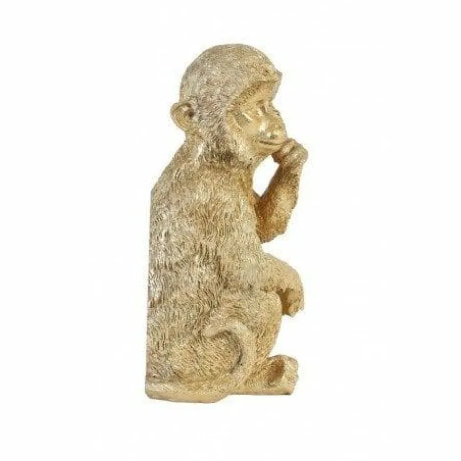 Light en Living Wandornament Aap 19,5 cm goud Clearance