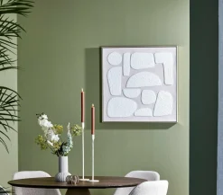 Light en Living Wandornament 80x3,5x80 cm NIEVES zand+crème Best