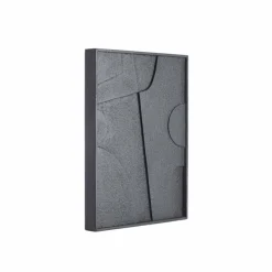 Light en Living Wandornament 80x8x60 cm COLINO hout mat zwart Outlet
