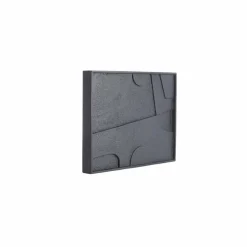 Light en Living Wandornament 80x8x60 cm COLINO hout mat zwart Outlet