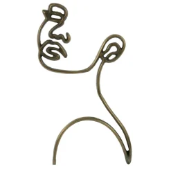 Light en Living Wandornament FACE antiek brons - 2 afmetingen Sale
