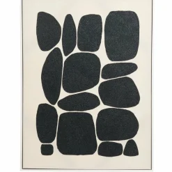 Light en Living Wandornament 60X3,5X80 cm CALDERA creme+zwart New