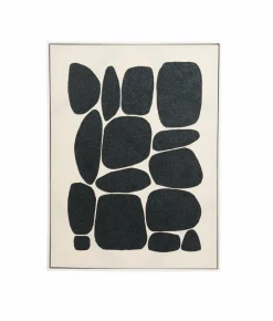 Light en Living Wandornament 60X3,5X80 cm CALDERA creme+zwart New