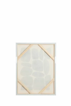 Light en Living Wandornament 90x3,5x120 cm CALDERA crème+zwart Outlet