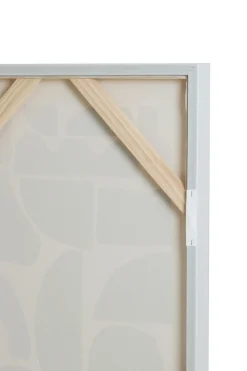 Light en Living Wandornament 90x3,5x120 cm CALDERA crème+zwart Outlet
