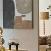 Light en Living Wandornament 90X3X120 cm ZIRELLE creme+zand+bruin Best