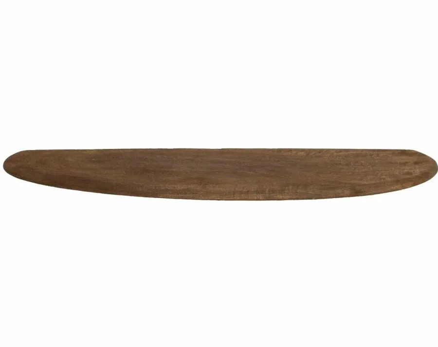 Light en Living Wandplank 49x15x3 cm GINOSU mat donker bruin New