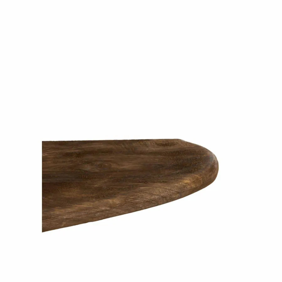 Light en Living Wandplank 49x15x3 cm GINOSU mat donker bruin New