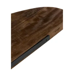 Light en Living Wandplank 49x15x3 cm GINOSU mat donker bruin New