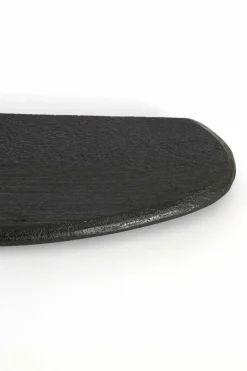 Light en Living Wandplank 70x17x2 cm GINOSA hout mat zwart Clearance