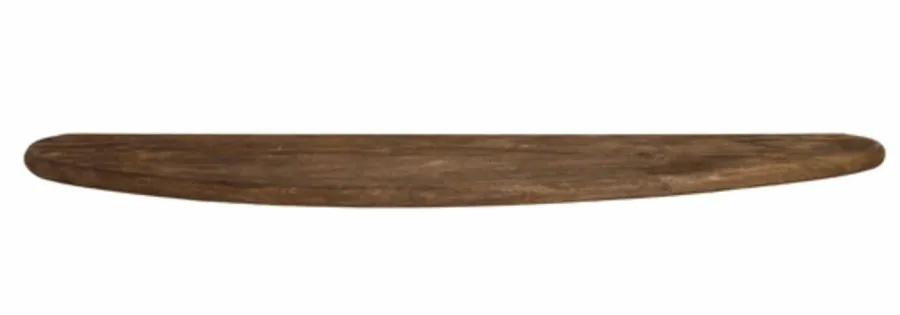 Light en Living Wandplank 100x25x3 cm GINOSU mat donker bruin Outlet
