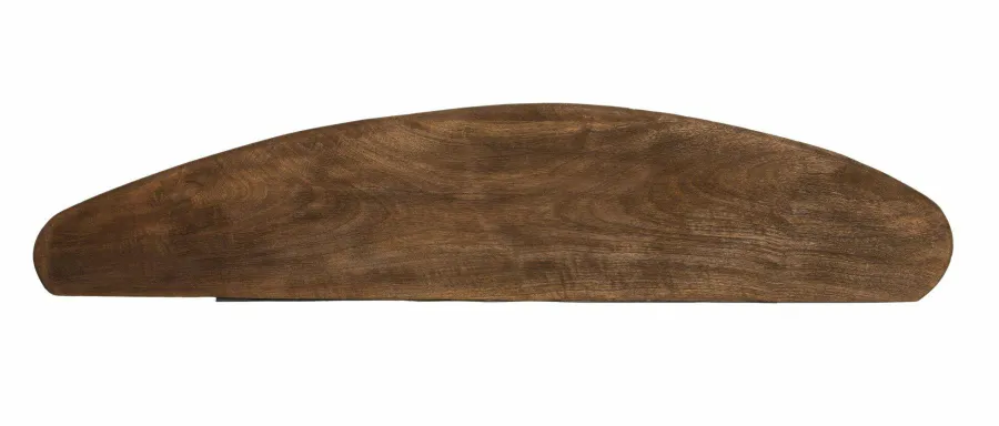 Light en Living Wandplank 100x25x3 cm GINOSU mat donker bruin Outlet
