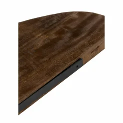 Light en Living Wandplank 80x20x3 cm GINOSU mat donker bruin New