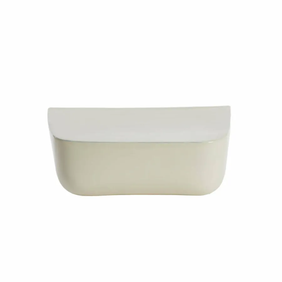 Light en Living Wandplank 32,5x14x18 cm ADAWA glans crème Clearance