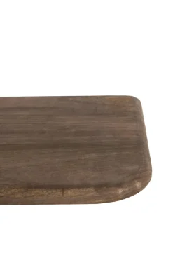 Light en Living Wandplank 50x15x3 cm TARONTU mat grijs/bruin Hot