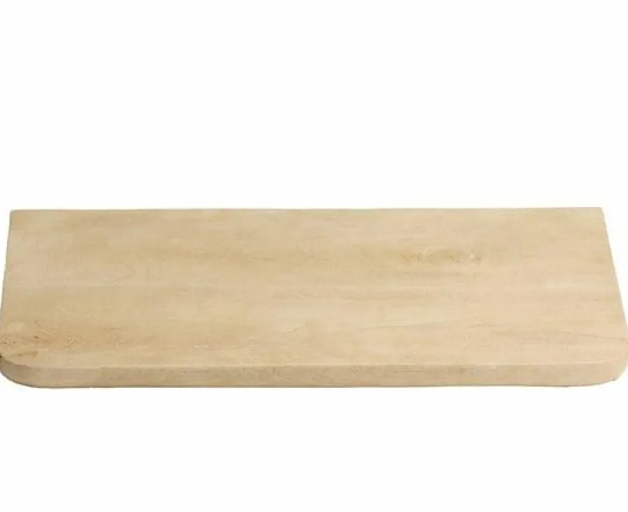 Light en Living Wandplank 41x25x4 cm DELGADO hout naturel New