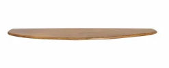 Light en Living Wandplank 80x20x3 cm GINOSU olie bruin Discount