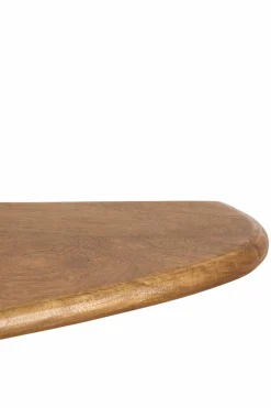 Light en Living Wandplank 80x20x3 cm GINOSU olie bruin Discount