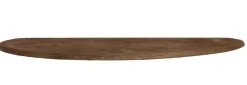 Light en Living Wandplank 70x17x3 cm GINOSU mat donker bruin Discount