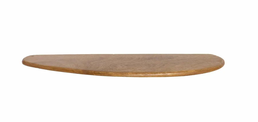 Light en Living Wandplank 49x15x3 cm GINOSU olie bruin Online