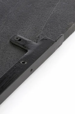 Light en Living Wandplank 90x19x2 cm GINOSA hout mat zwart Discount