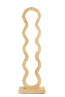 Light en Living Wijnrek 5 flessen 18x13x58 cm EDOLO hout mat naturel