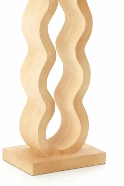 Light en Living Wijnrek 5 flessen 18x13x58 cm EDOLO hout mat naturel