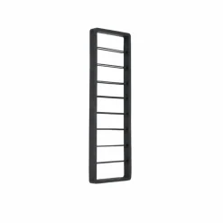 Light en Living Wijnrek 8 flessen 40x6x120 cm SORRENTO hout zwart+zwart
