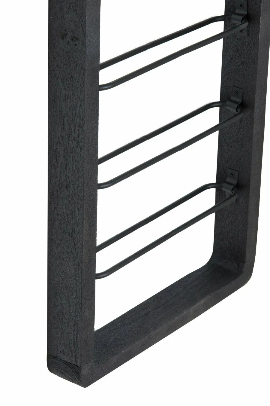 Light en Living Wijnrek 13 flessen 40x6x160 cm SORRENTO hout zwart+zwart Online