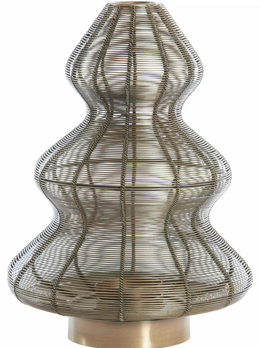 Light en Living Windlicht Ø25x35 cm CHRISTMAS TREE antiek brons Clearance