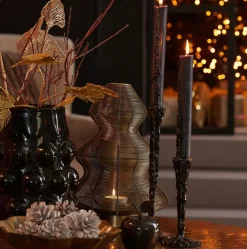 Light en Living Windlicht Ø25x35 cm CHRISTMAS TREE antiek brons Clearance