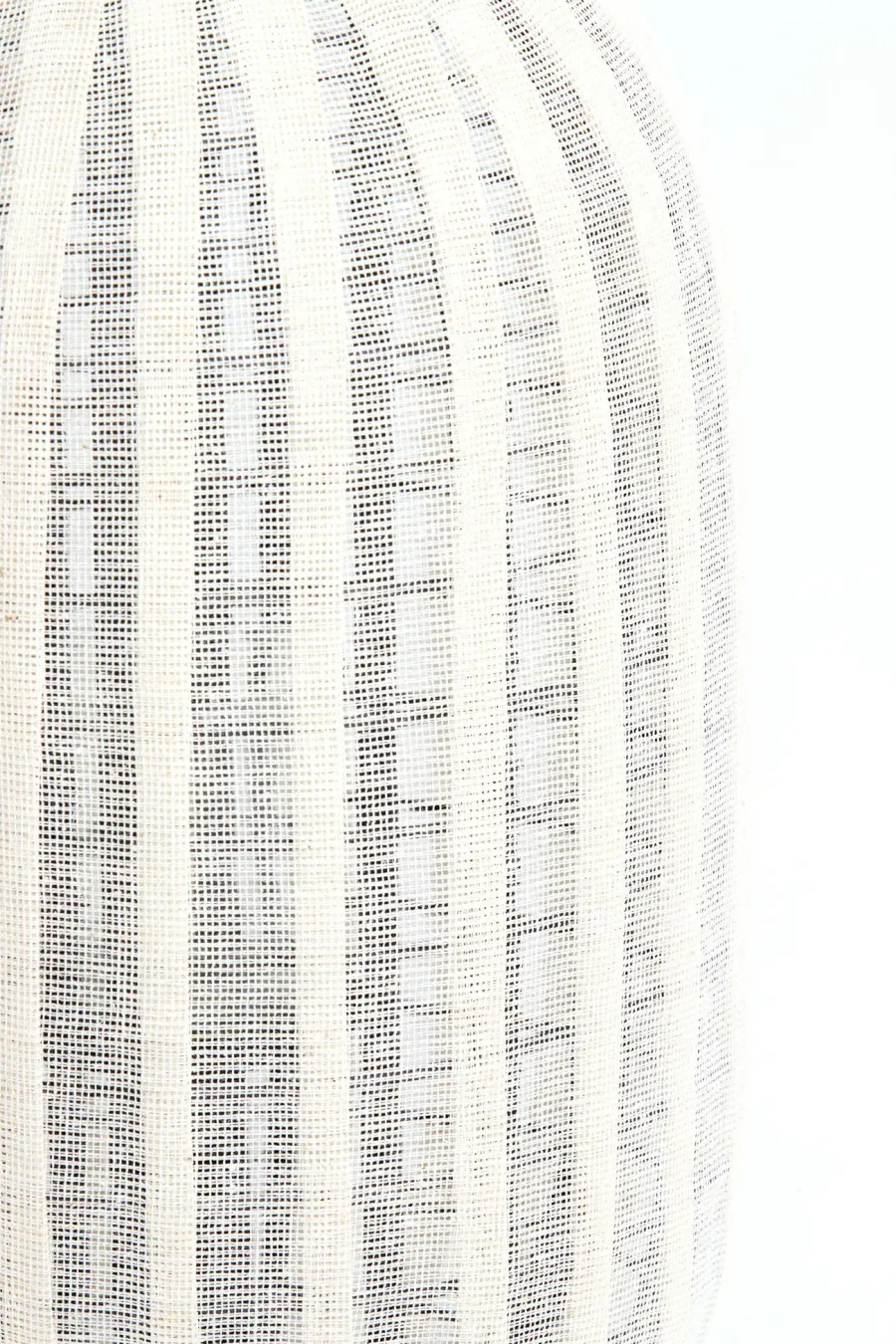Light en Living Windlicht Ø30X45,5 CM DEZULO Linnen Naturel+zwart hout Hot