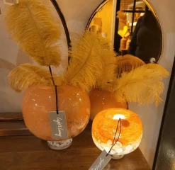Light en Living Windlicht ELIA glas perzik Best