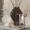 Light en Living Windlicht 17X13X28,5 cm DOLEGA glas helder+donkerbruin