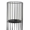Light en Living Windlicht BRISLA mat zwart - 2 maten Clearance