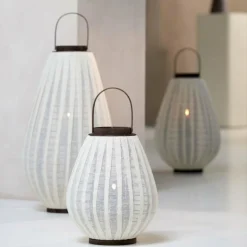 Light en Living Windlicht Ø32x40 cm Dazio Linen Natural+donkerbruin hout Online
