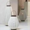 Light en Living Windlicht Ø38X70 cm DAZIO Linen Natural+donkerbruin hout New