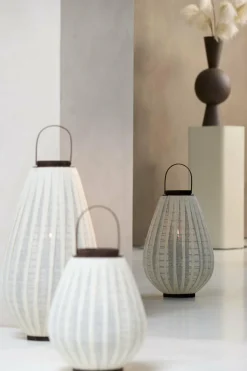 Light en Living Windlicht Ø38X70 cm DAZIO Linen Natural+donkerbruin hout New