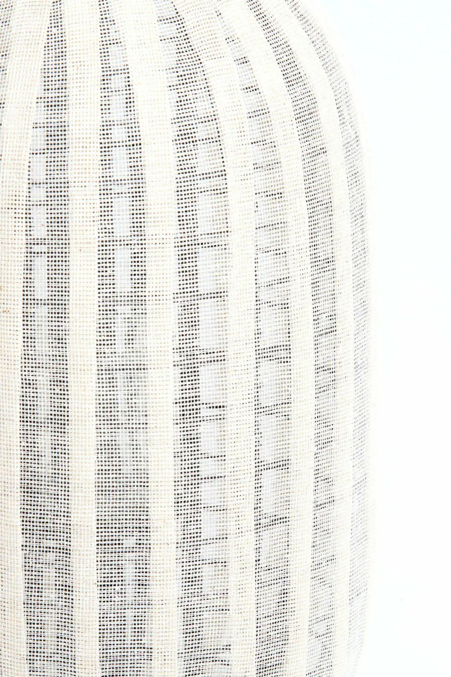 Light en Living Windlicht Ø34X57 CM DEZULO Linnen Naturel+zwart hout Hot