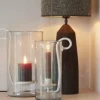 Light en Living Windlicht 23X18X33 cm DOLEGA glas helder+creme Sale