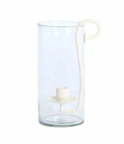 Light en Living Windlicht 17X13X28,5 cm DOLEGA glas helder+creme Online