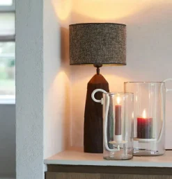 Light en Living Windlicht 17X13X28,5 cm DOLEGA glas helder+creme Online