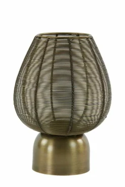 Light en Living Windlicht Suneko antiek brons - 2 maten Discount