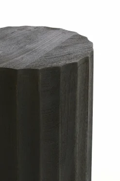 Light en Living Zuil ELLENA Ø35x80 cm | Hout Donkerbruin Mat – Light & Living Best