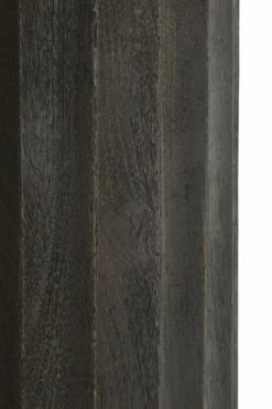 Light en Living Zuil ELLENA Ø35x80 cm | Hout Donkerbruin Mat – Light & Living Best