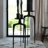 Light en Living Zuil Set van 2 PANO donker brons Sale
