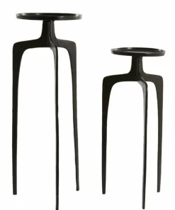Light en Living Zuil Set van 2 PANO donker brons Sale