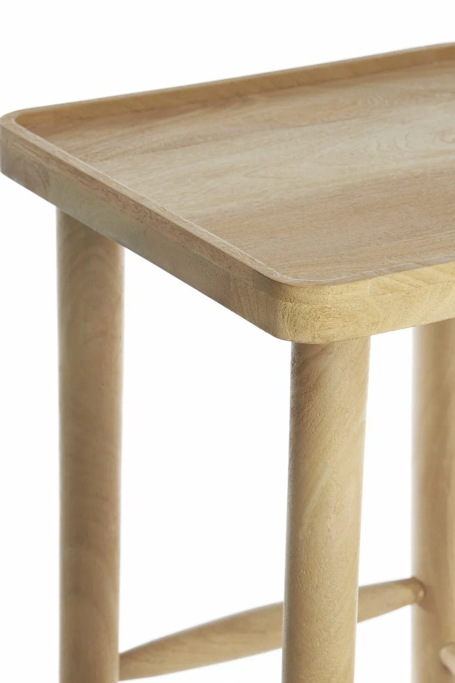 Light en Living Zuil 32x32x80 cm QIANO mango hout naturel Clearance