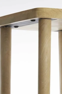 Light en Living Zuil 32x32x80 cm QIANO mango hout naturel Clearance